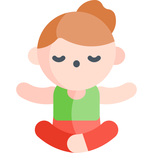 Yoga Kawaii Flat icon