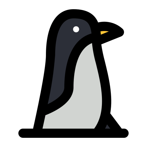 Пингвин Generic Outline Color иконка
