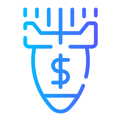 kryzys ekonomiczny Generic Gradient ikona