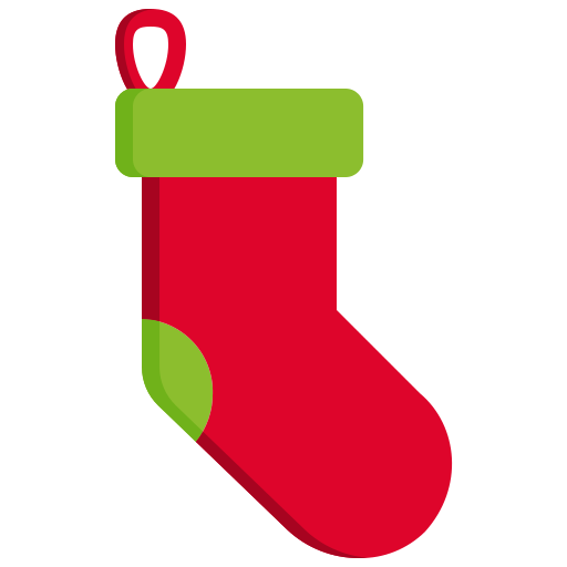 calcetines de navidad Generic Flat icono