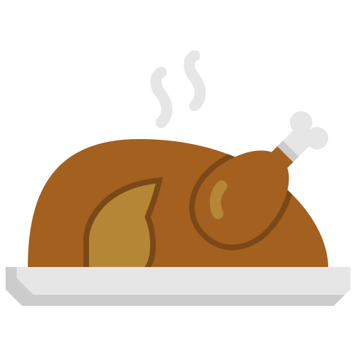 Жареный цыпленок Generic Flat иконка