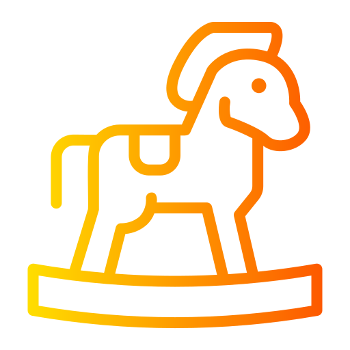 Rocking horse Generic Gradient icon