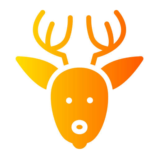 Deer Generic Flat Gradient icon