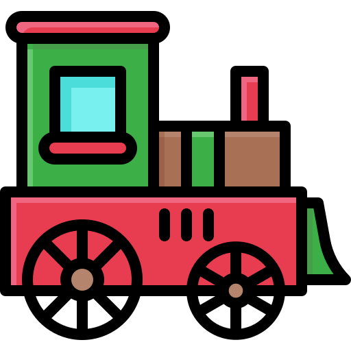 train Generic Outline Color icon