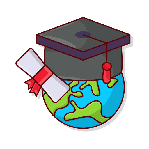 Глобальное образование Generic Outline Color иконка