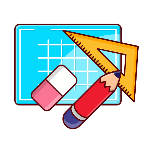 herramientas de geometría Generic Outline Color icono