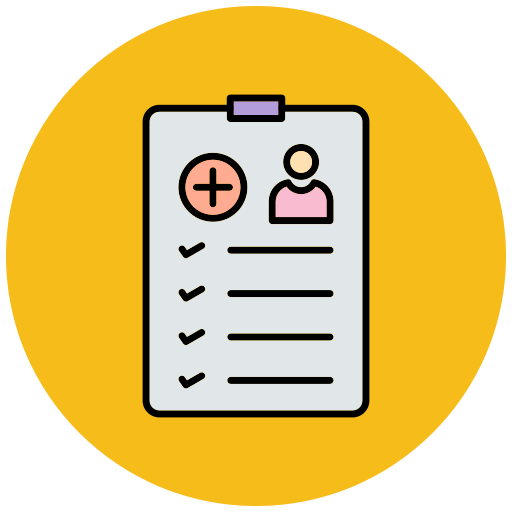 Medical History Generic Outline Color icon