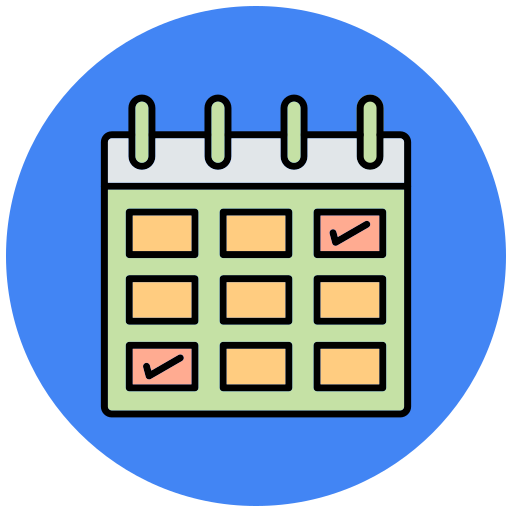 Calendar Generic Outline Color icon