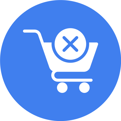 Remove cart Generic Mixed icon