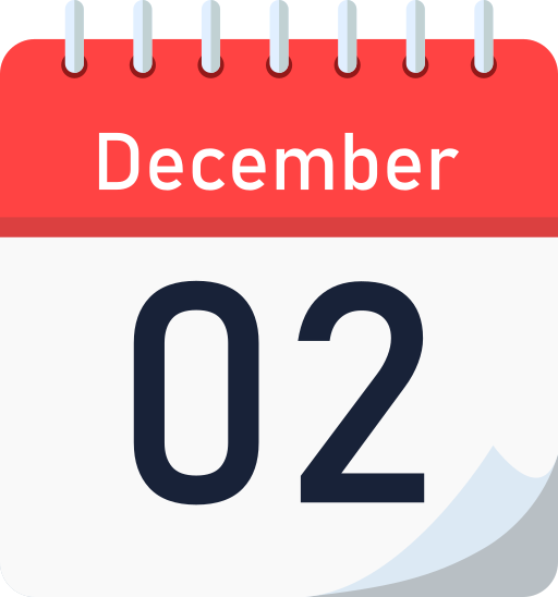 2 grudnia Generic Flat ikona