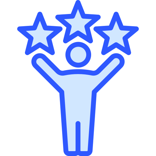 Leadership Generic Blue icon