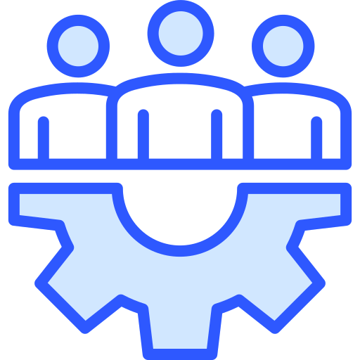 チームワーク Generic Blue icon