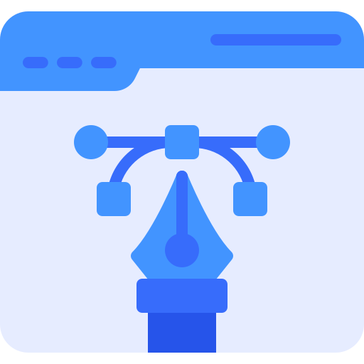 web-design Generic Blue icon