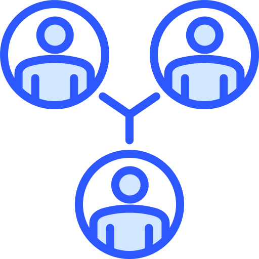 チームワーク Generic Blue icon