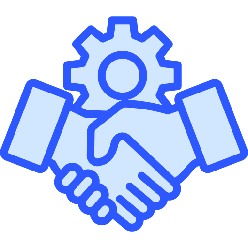 handschlag Generic Blue icon