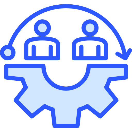 네트워킹 Generic Blue icon