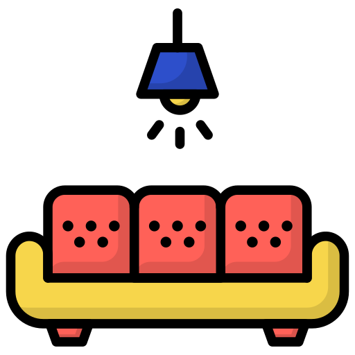 sofá Generic Outline Color icono