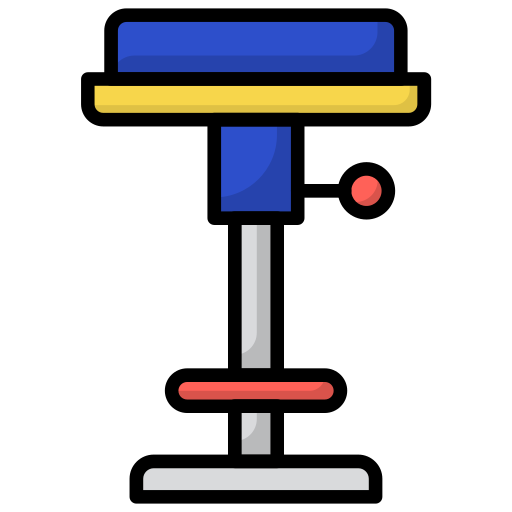 barkruk Generic Outline Color icoon