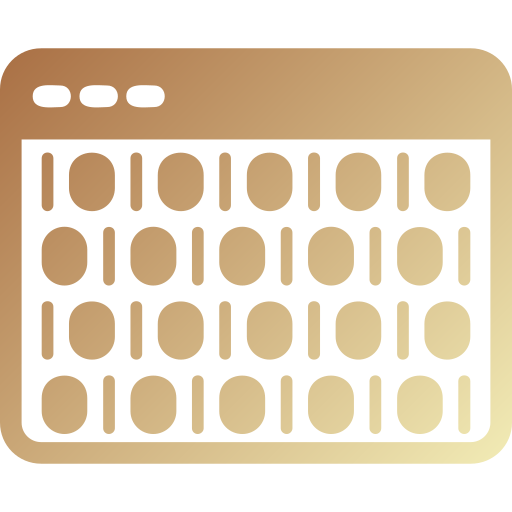 바이너리 코드 Generic Flat Gradient icon