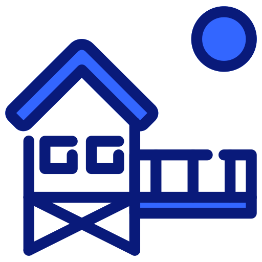 수상 집 Generic Blue icon