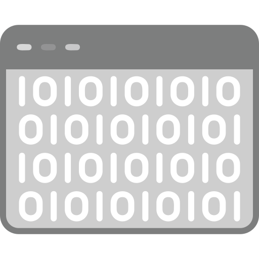 código binario Generic Grey icono