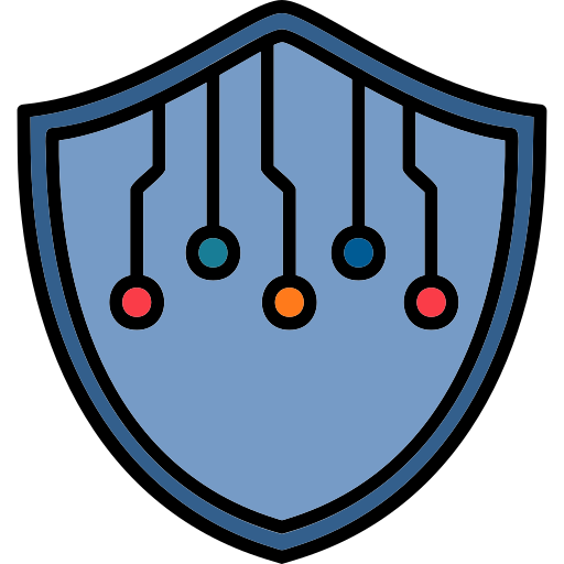 escudo de seguridad Generic Outline Color icono