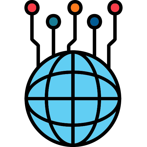 globalisierung Generic Outline Color icon