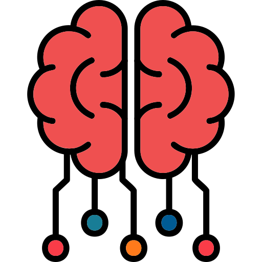 cerveau Generic Outline Color Icône