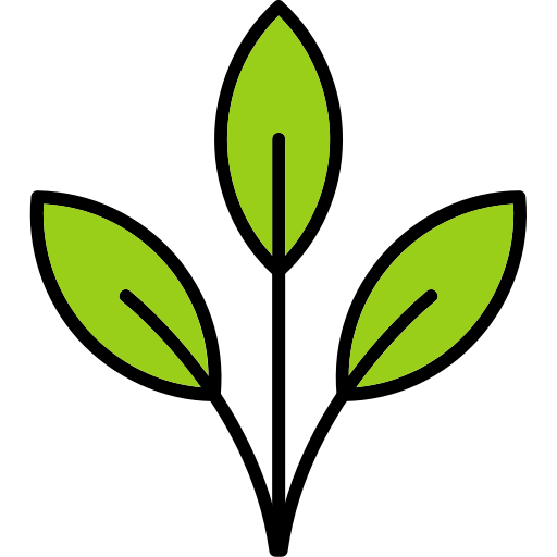 Leaf Generic Outline Color icon