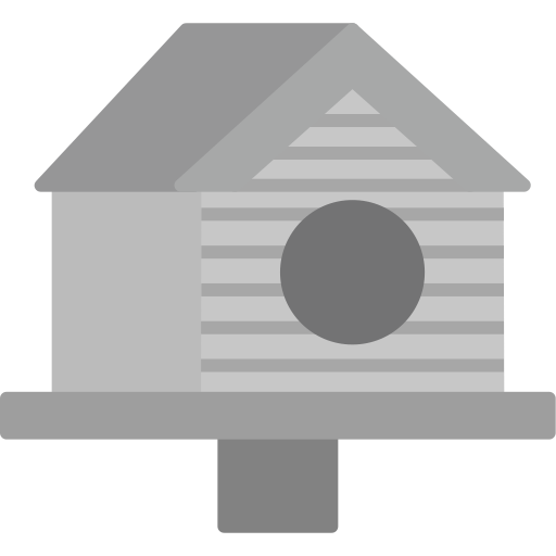 Bird house Generic Grey icon