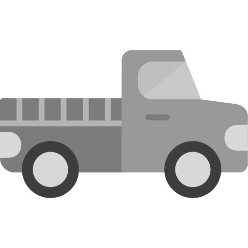 Pickup truck Generic Grey icon