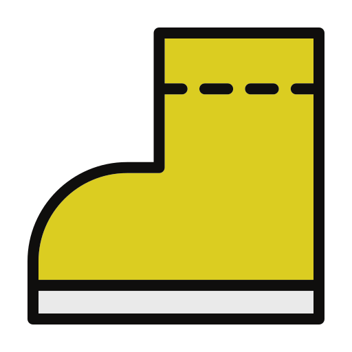 botas de lluvia Generic Outline Color icono