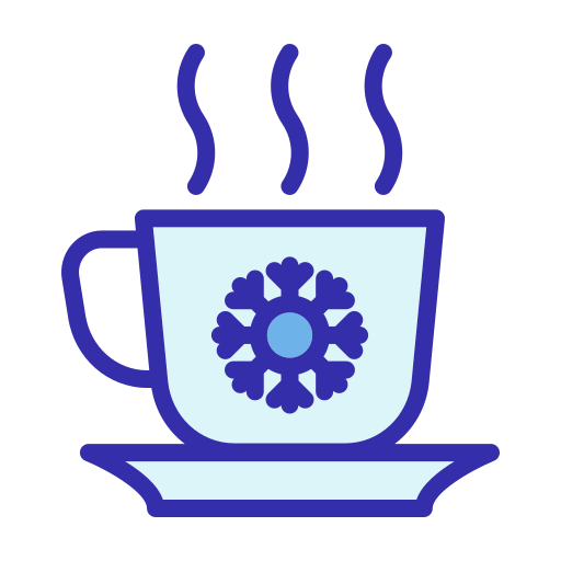 caffè caldo Generic Blue icona