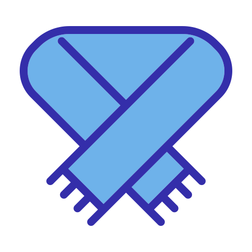 スカーフ Generic Blue icon