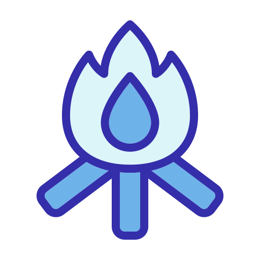 Bonfire Generic Blue icon