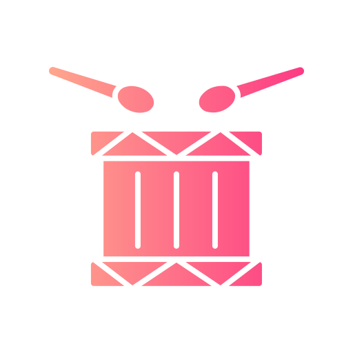 Drum Generic Flat Gradient icon