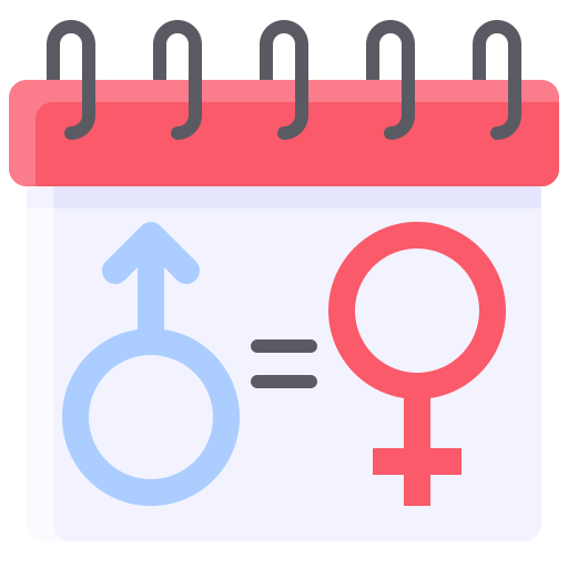 Гендерное равенство Generic Flat иконка