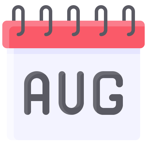 August Generic Flat icon