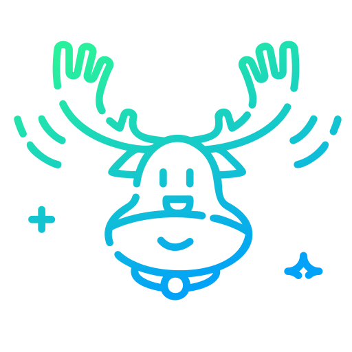 Reindeer Generic Gradient icon