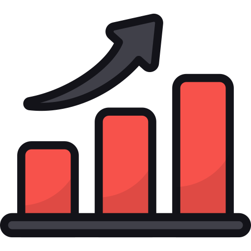 Graph bar Generic Outline Color icon