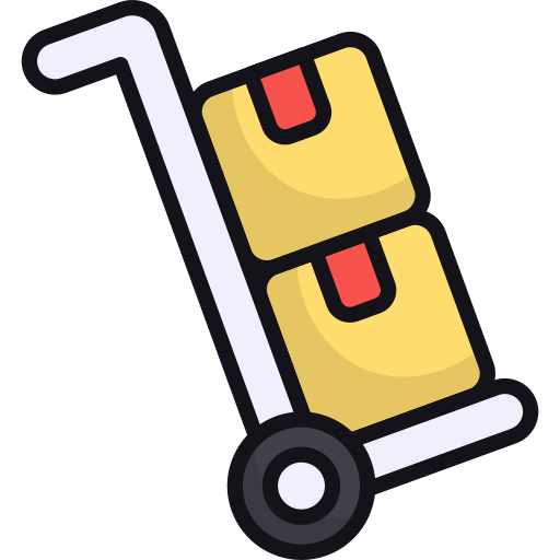 Push cart Generic Outline Color icon
