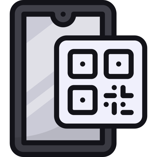 QR code Generic Outline Color icon