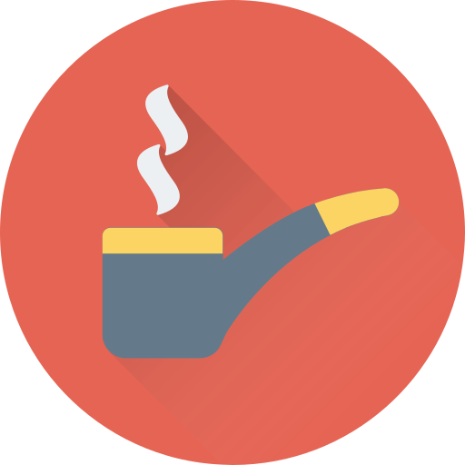 pipa de humo Generic Flat icono