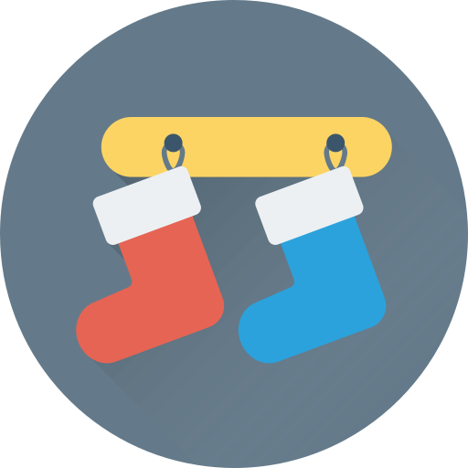 Christmas socks Generic Flat icon