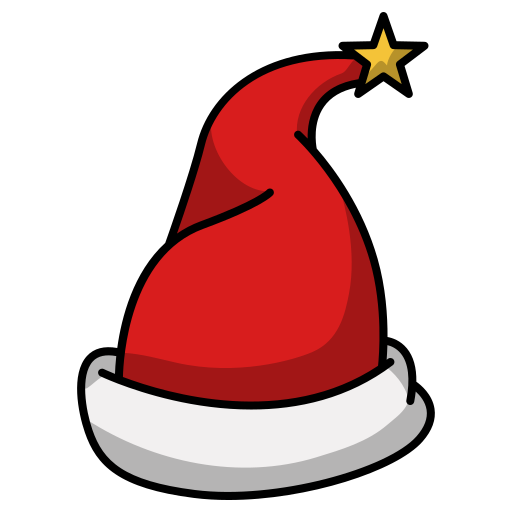 Christmas hat Generic Outline Color icon