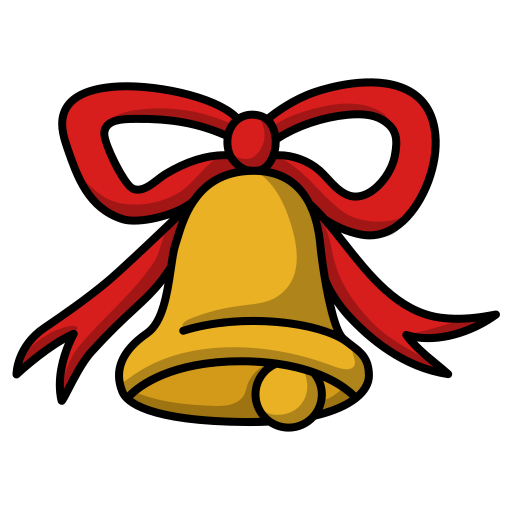 Christmas bell Generic Outline Color icon