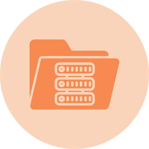 servidor de datos Generic Flat icono