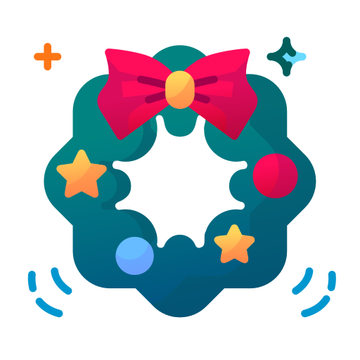 クリスマスリース Generic Flat Gradient icon