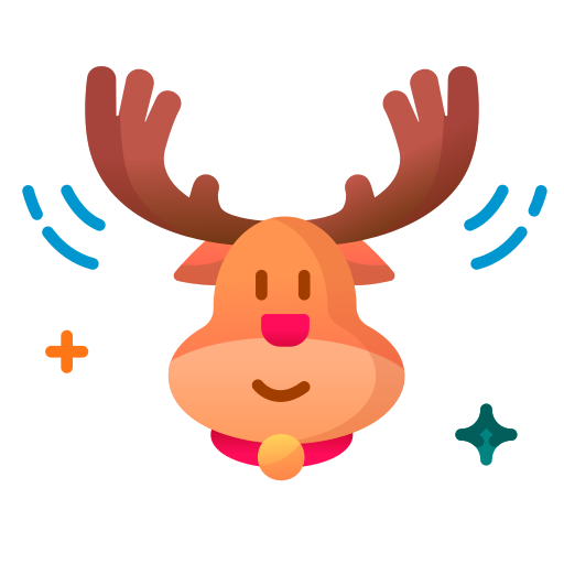 Reindeer Generic Flat Gradient icon