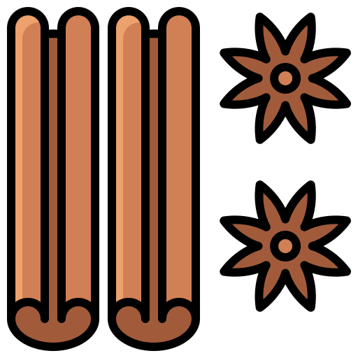Cinnamon Roll Generic Outline Color icon
